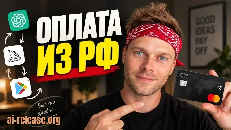 Short and to the point: how to set up a foreign card in two minutes and pay for neural networks and services from Russia. Use
