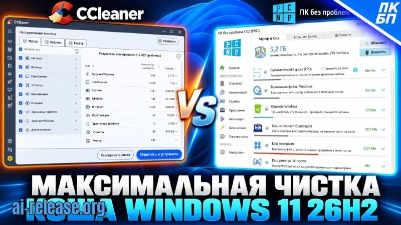 Разбираем, как безопасно почистить кэш в Windows 11 26H2, и сравниваем лучшие утилиты. Посмотрите, чтобы вы