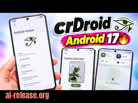 Вышла crDroid v13 с Android 17.