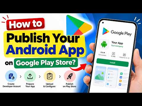 В ролике пошагово показывают, как опубликовать Android-приложение в Google Play: подготовка, требования и загрузка.