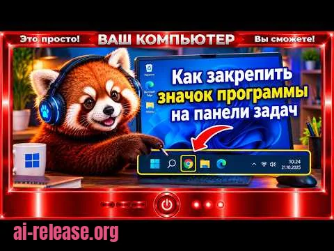 Как закрепить значок программы на панели задач Windows 10 и 11 — простая пошаговая инструкция