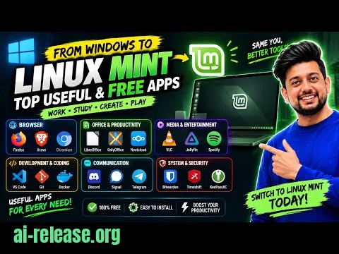Switching from Windows to Linux Mint? 20+ FREE Apps You Need! (2026)