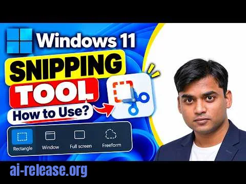 WINDOWS 11 | How to Use Snipping Tool in Windows 11 | Tutorial for Beginners