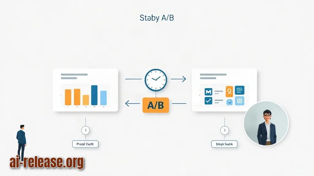 Illustration: Step 2. Run the same 20 prompts against both models and measure