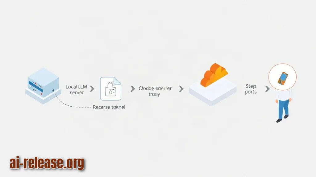 Иллюстрация к разделу «Шаг 2. Поднимите туннель и reverse proxy с токеном»