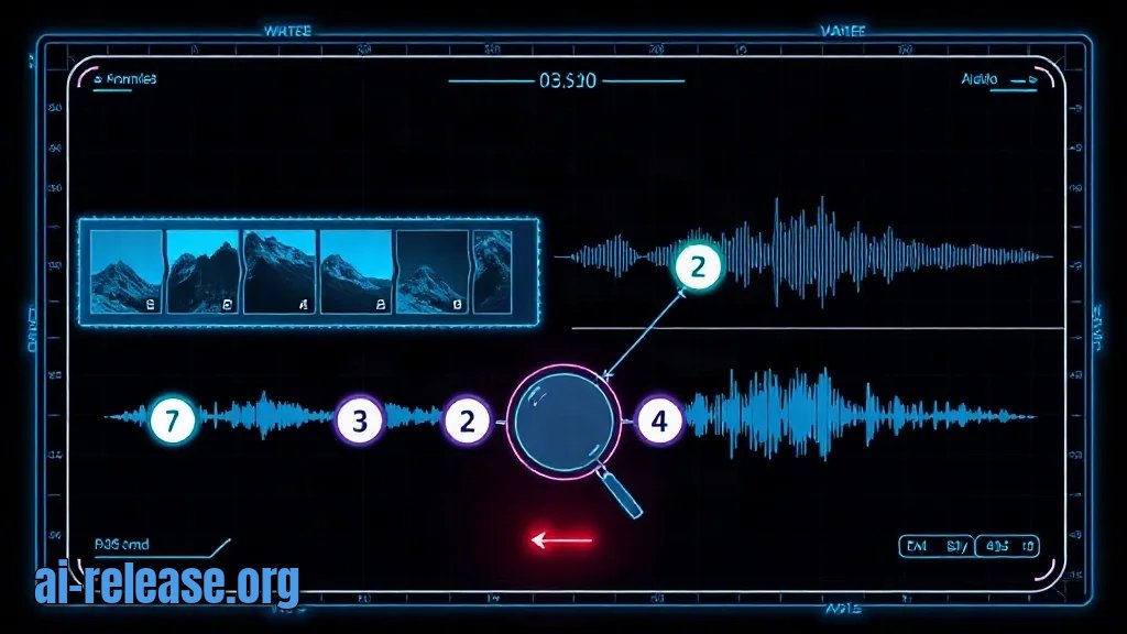 Illustration: Step 2. Extract frames and audio, then inspect the signals that synthesis breaks