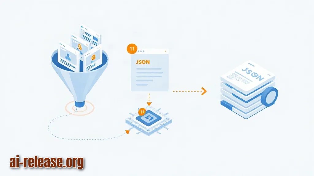 Illustration: Step 2. Normalize pages to JSONL and run the LLM analysis