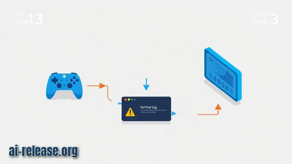 Иллюстрация к разделу «Шаг 3. Запустить игру, проверить управление и логи»